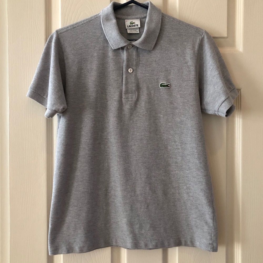 Lacoste Grey Polo Shirt in Size 3